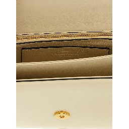 White Calfskin Shoulder Bag