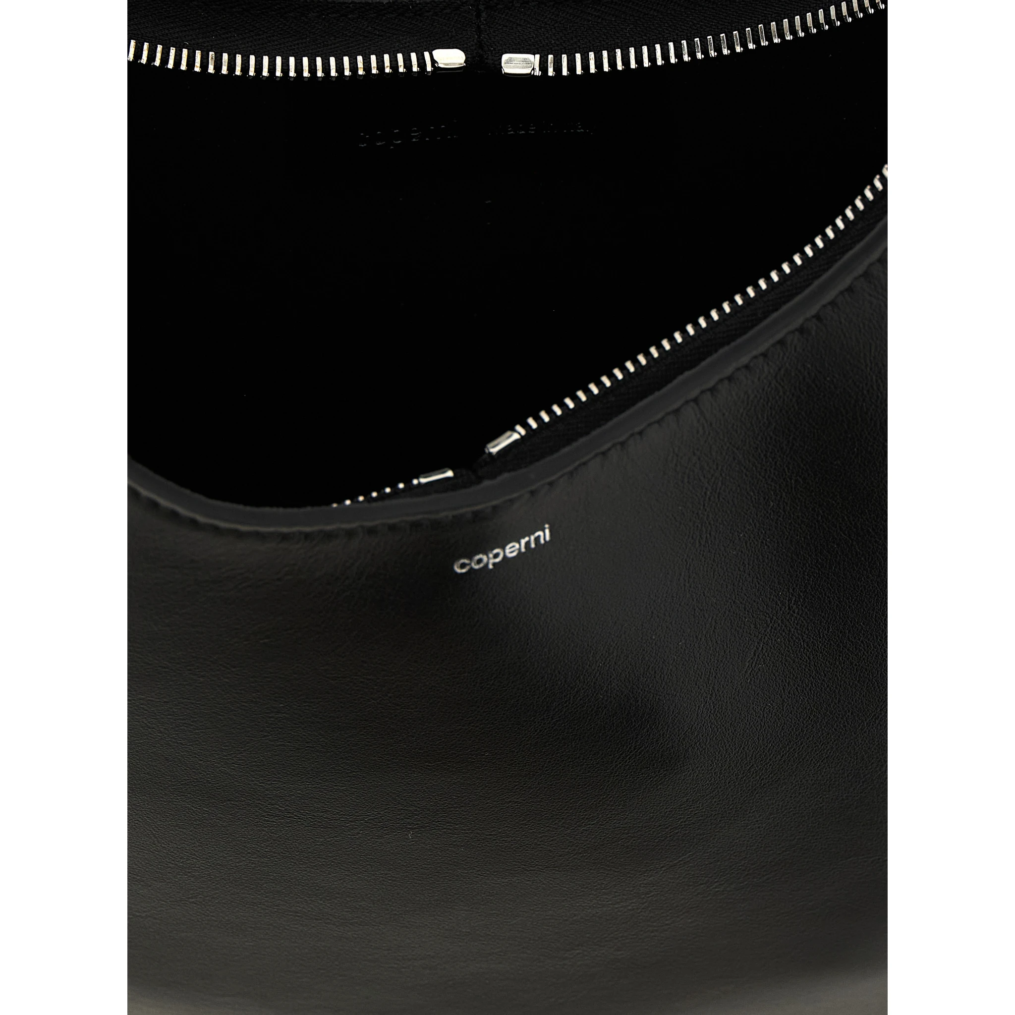 Black Cowhide Shoulder Bag