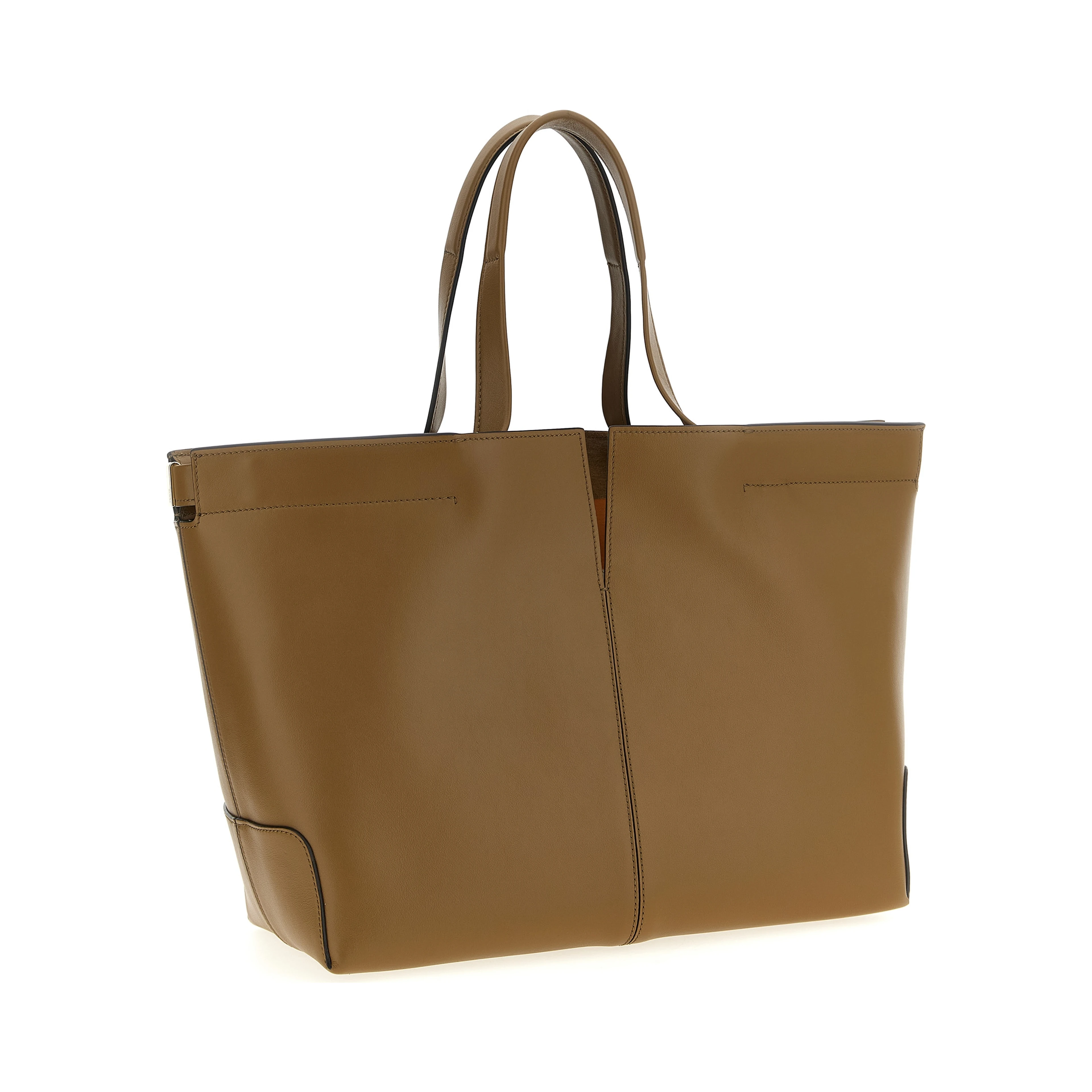 Bicolor Calfskin Tote Bag