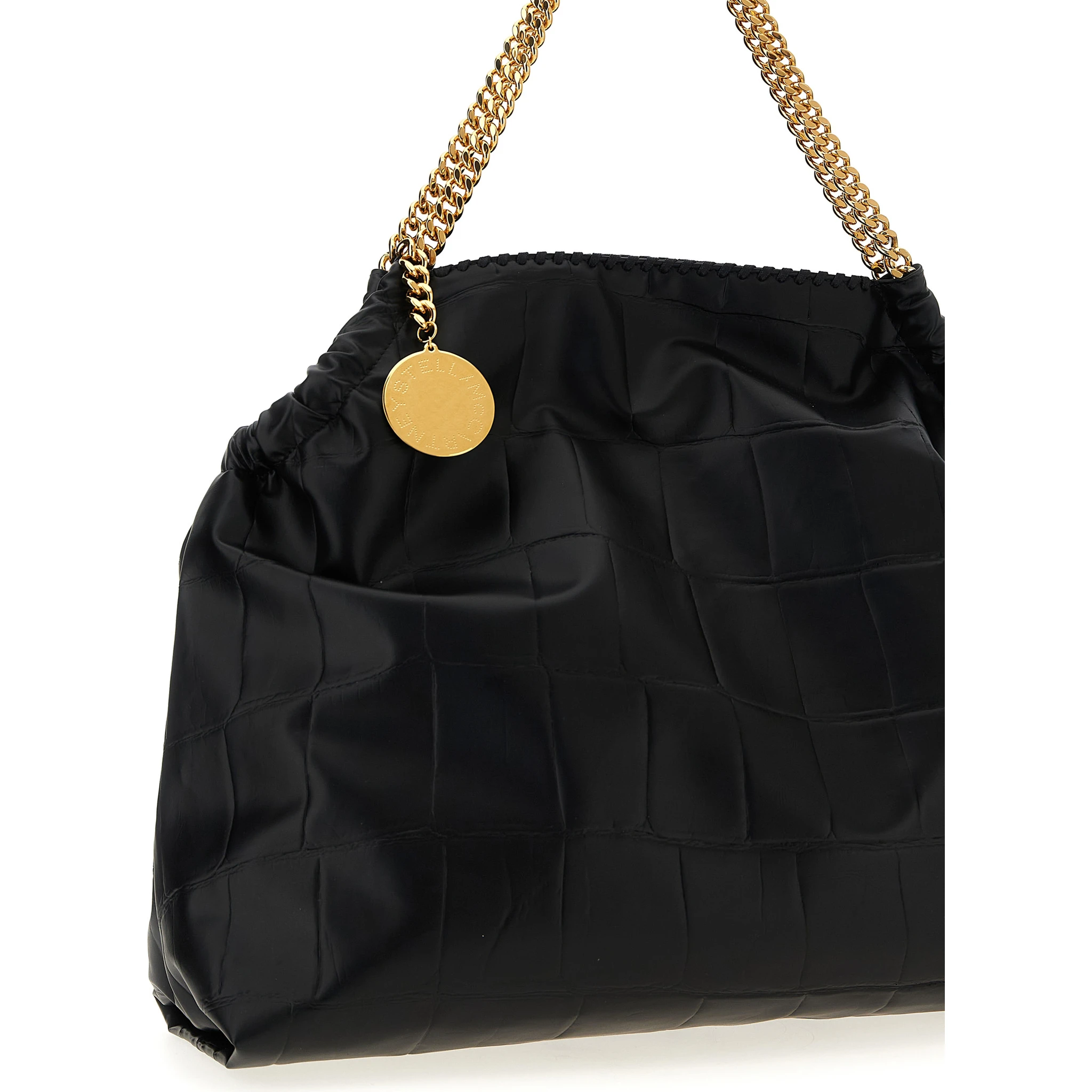 Black Polyester Tote Bag
