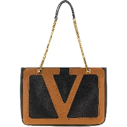 Brown Lamb Leather Tote Bag