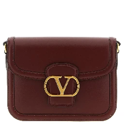 Bordeaux Calfskin Crossbody Bag