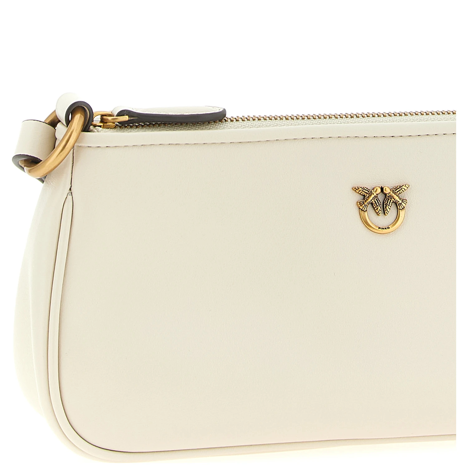 White Goatskin Crossbody Bag