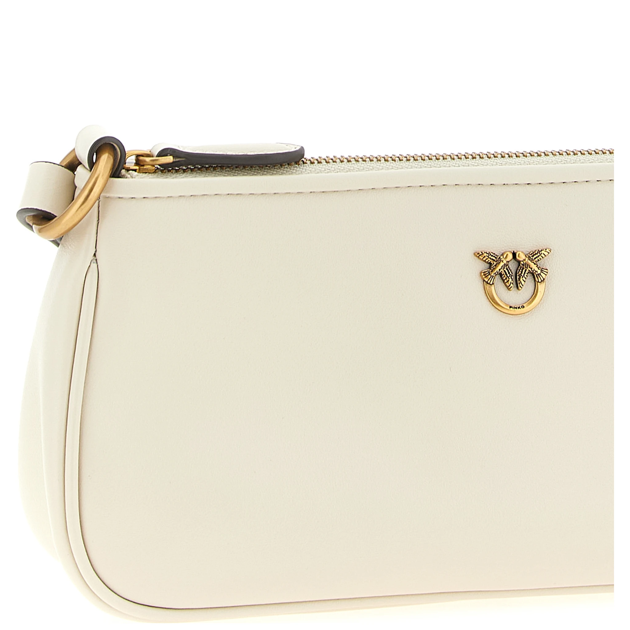 White Goatskin Crossbody Bag