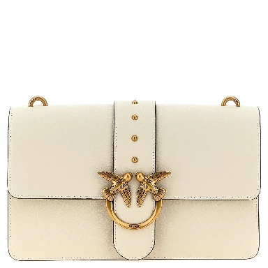 White Goatskin Crossbody Bag