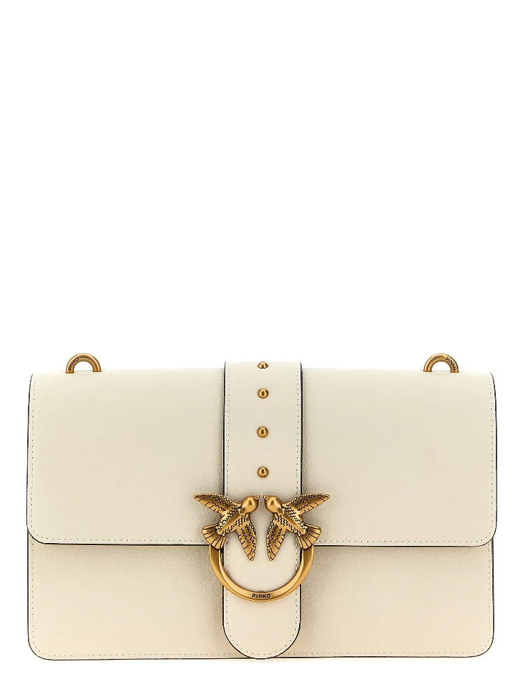 White Goatskin Crossbody Bag