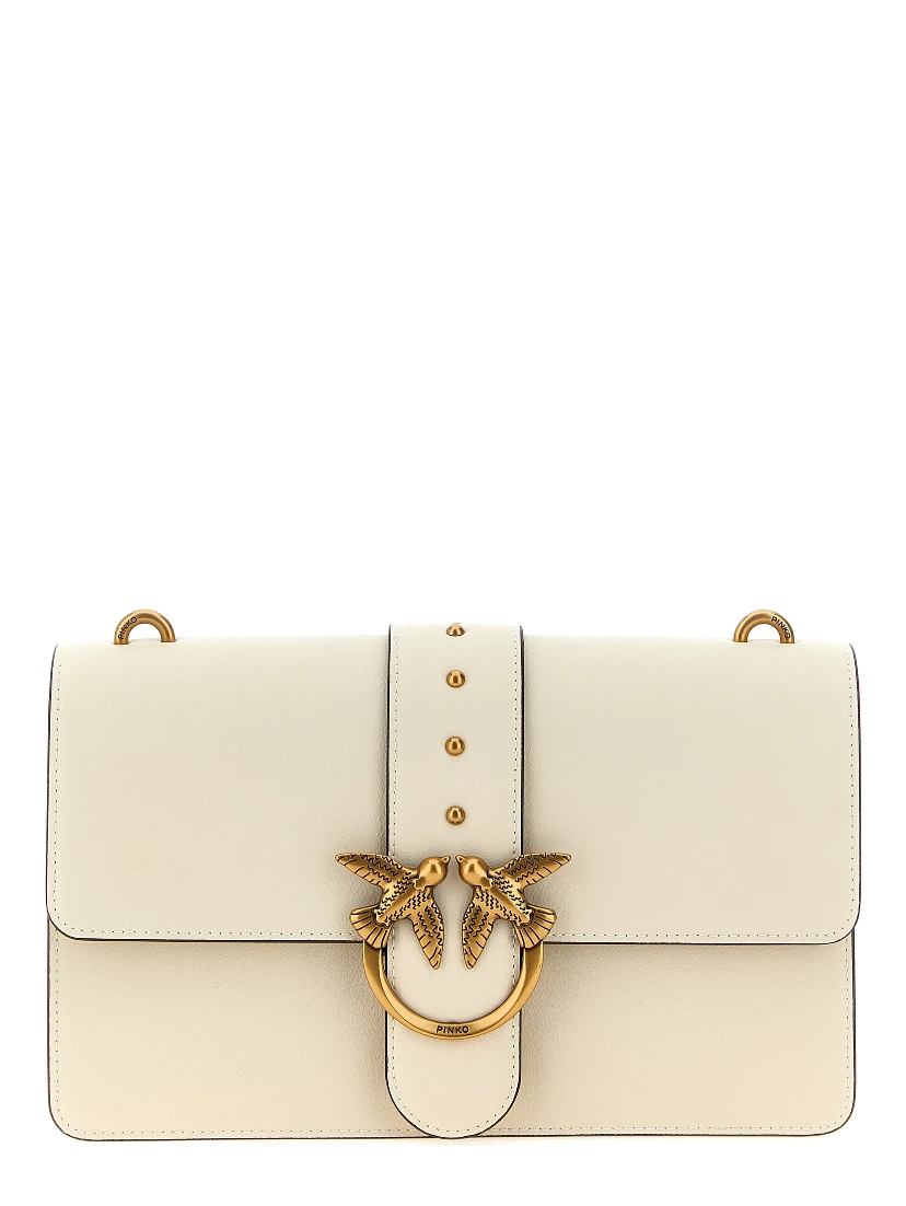 White Goatskin Crossbody Bag