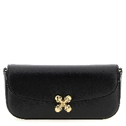 Black Calfskin Crossbody Bag