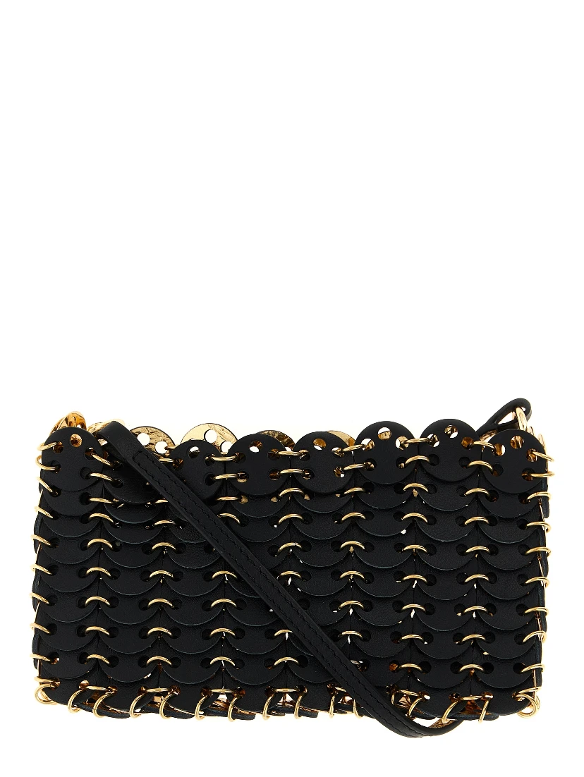 Black Calfskin Crossbody Bag