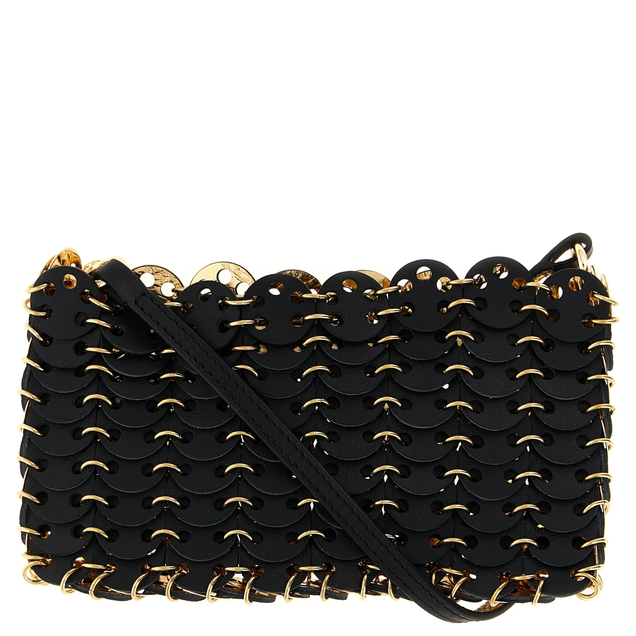 Black Calfskin Crossbody Bag