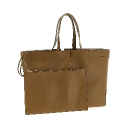 Bicolor Calfskin Tote Bag