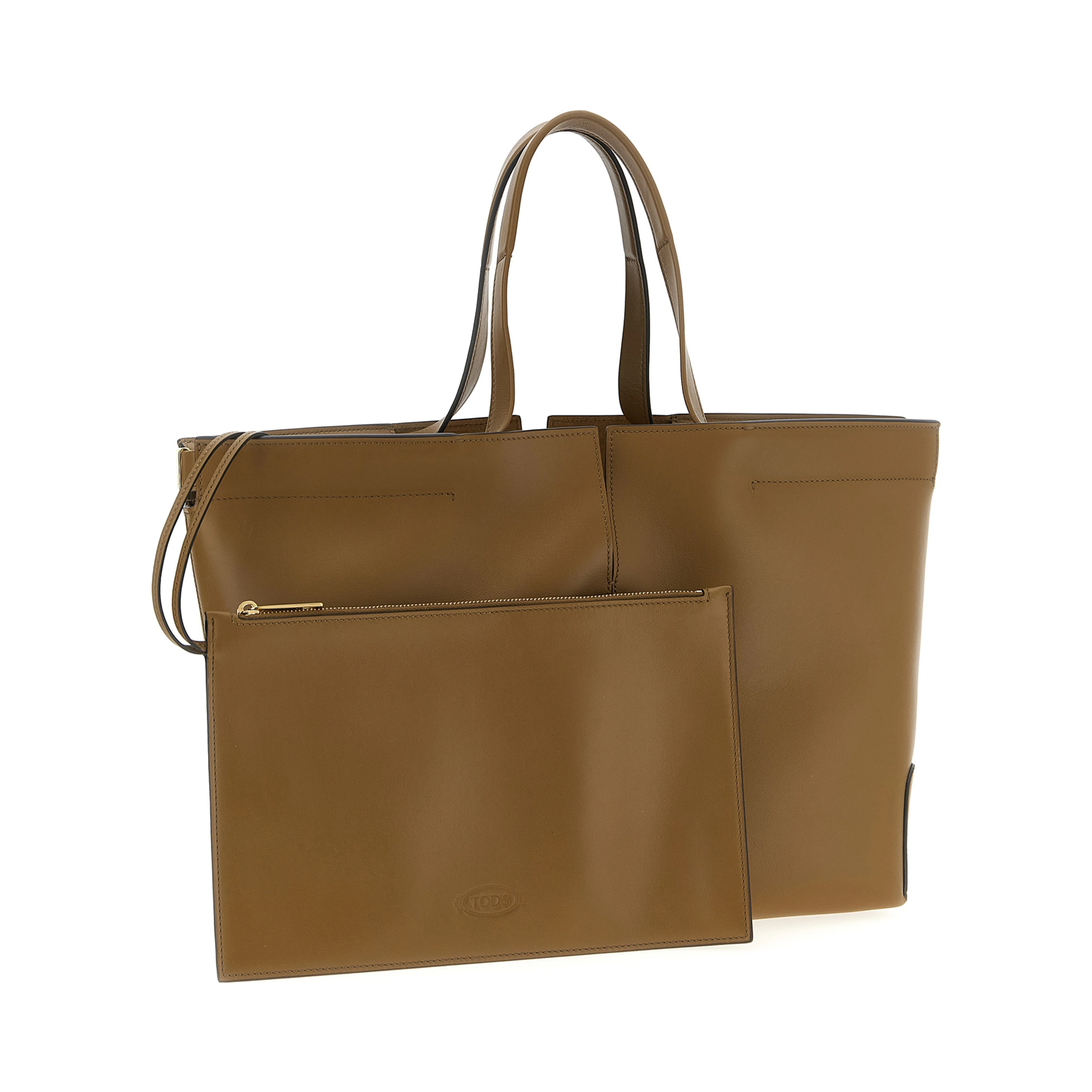 Bicolor Calfskin Tote Bag