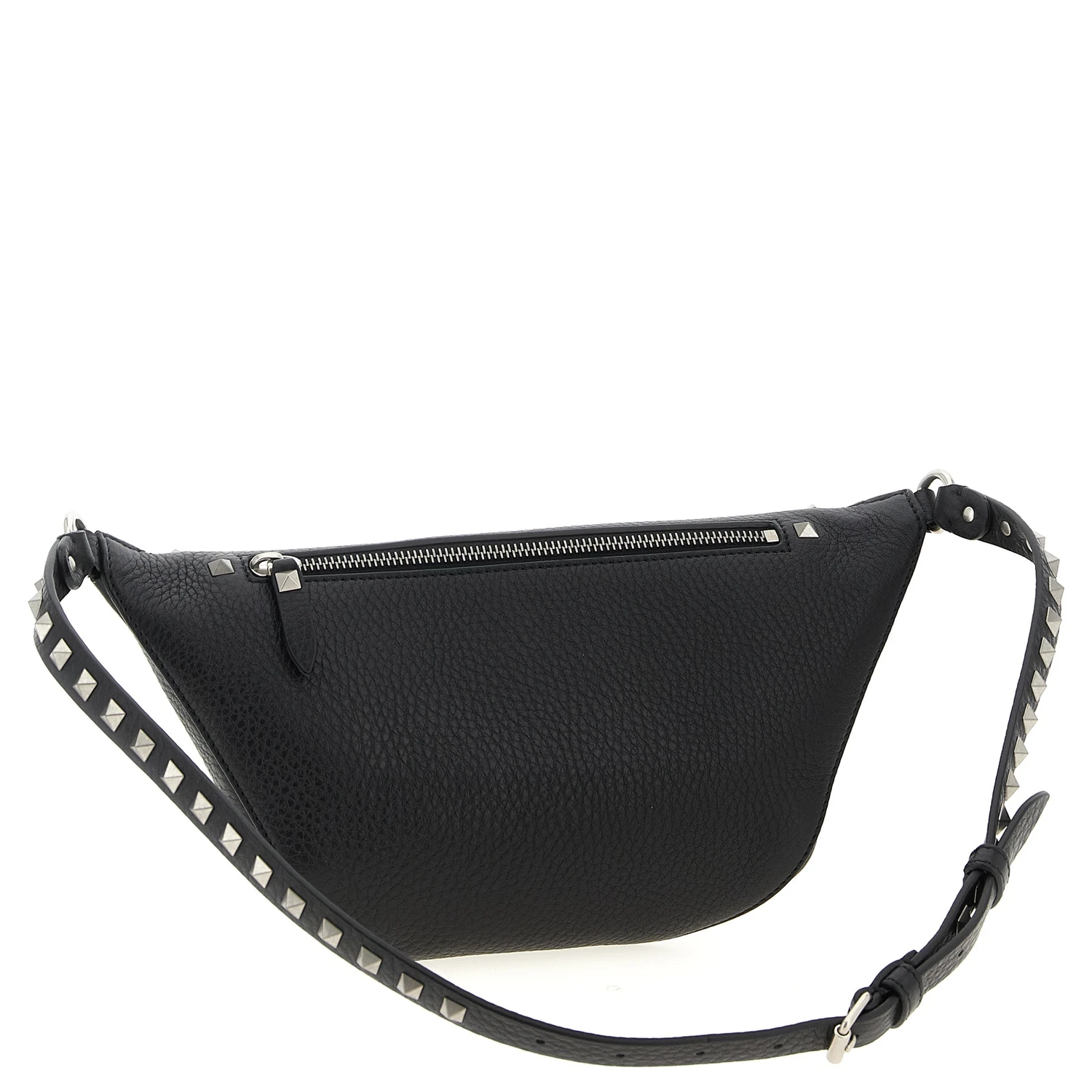Black Calfskin Crossbody Bag