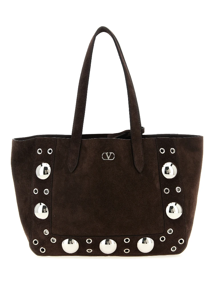 Brown Cowhide Tote Bag