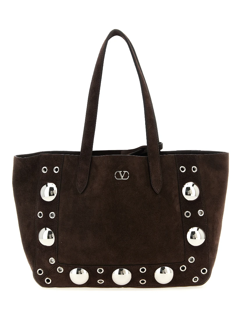 Brown Cowhide Tote Bag