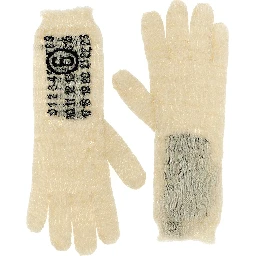 Bicolor Virgin Wool Gloves