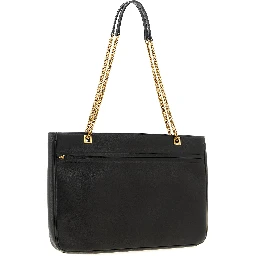 Brown Lamb Leather Tote Bag
