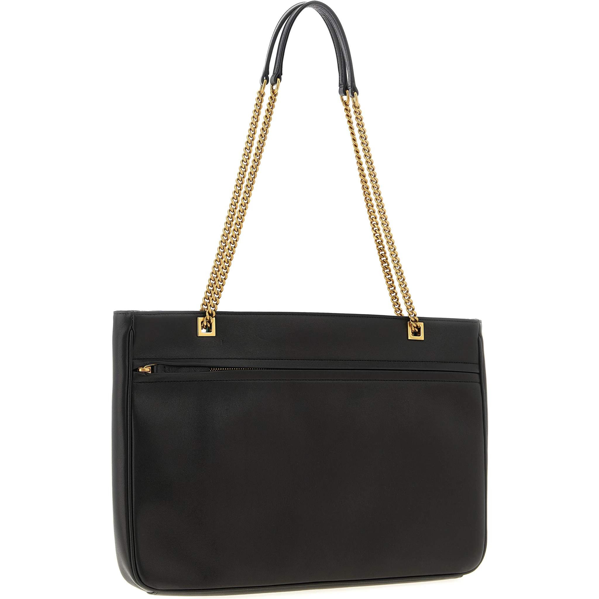 Brown Lamb Leather Tote Bag