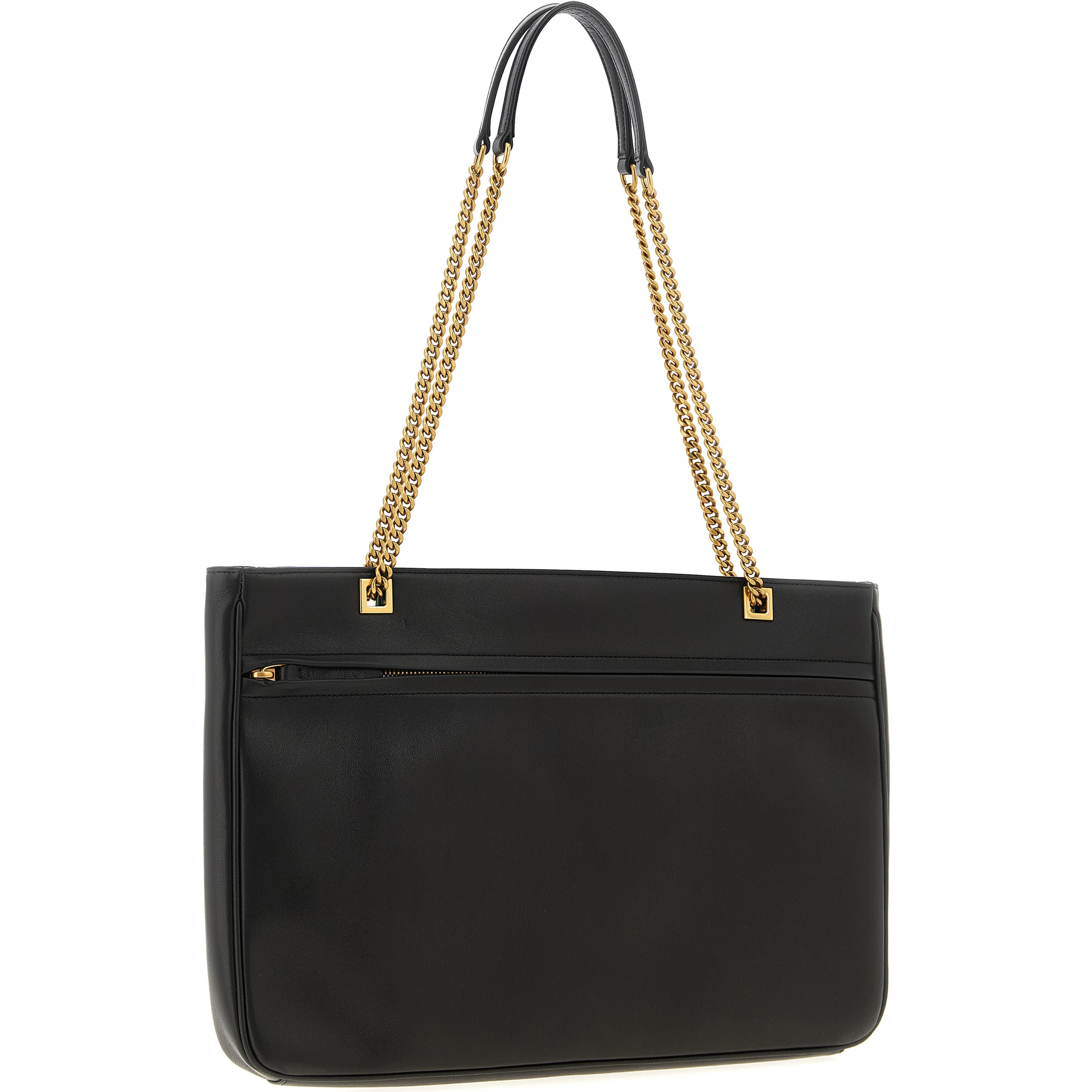 Brown Lamb Leather Tote Bag
