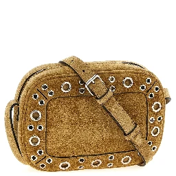Beige Cowhide Crossbody Bag
