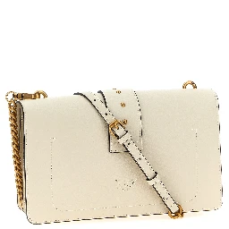White Goatskin Crossbody Bag