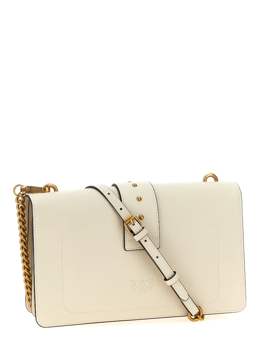 White Goatskin Crossbody Bag