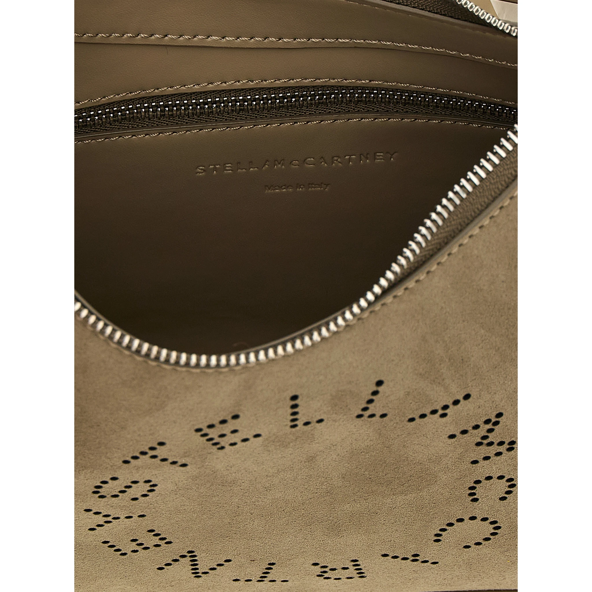 Gray Polyamide Shoulder Bag