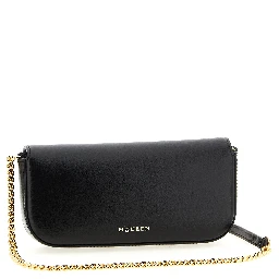 Black Calfskin Crossbody Bag