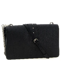 Black Goatskin Crossbody Bag