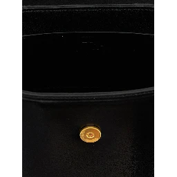 Black Calfskin Crossbody Bag