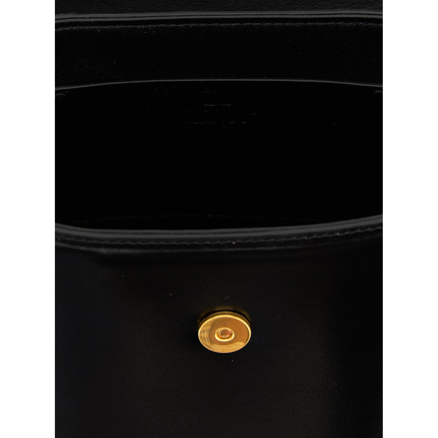 Black Calfskin Crossbody Bag