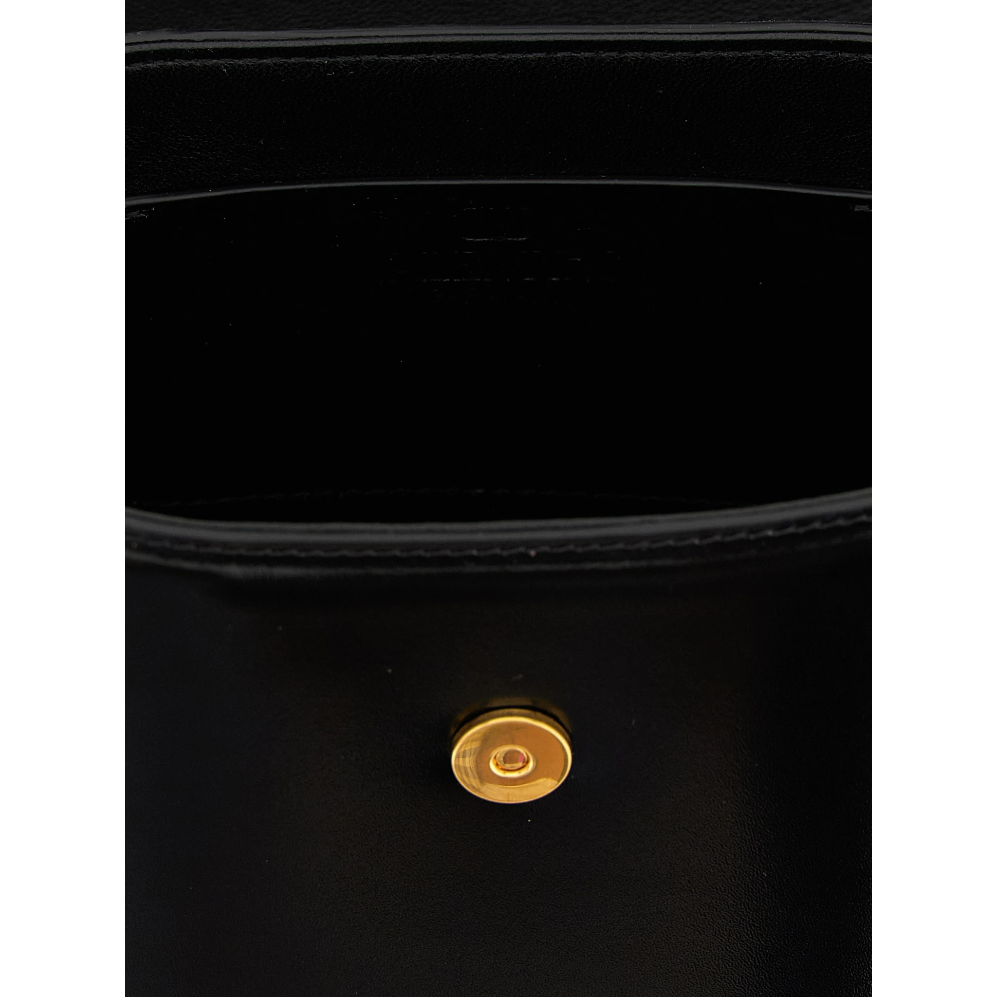 Black Calfskin Crossbody Bag