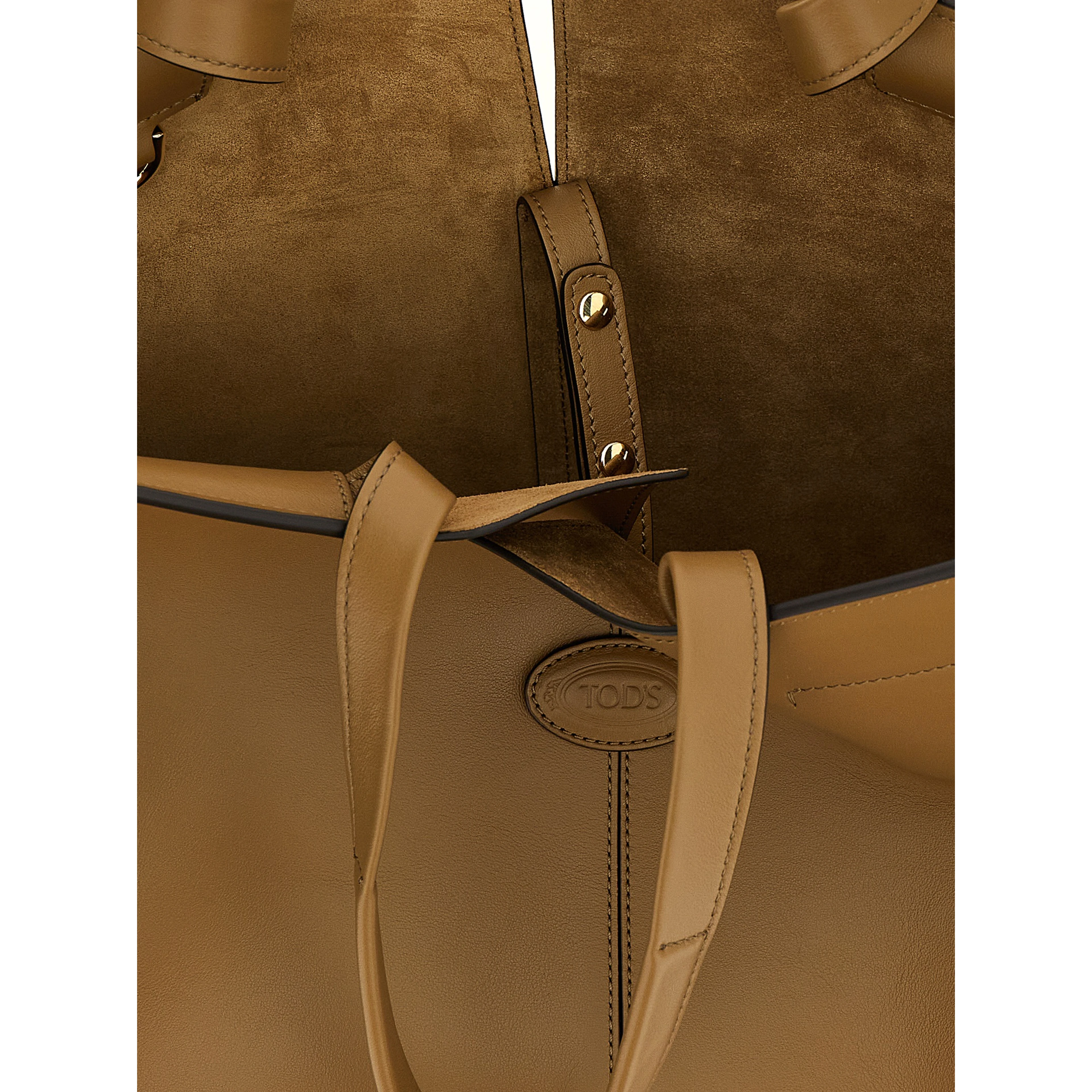 Bicolor Calfskin Tote Bag
