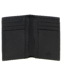 Black Ostrich Skin Cardholder