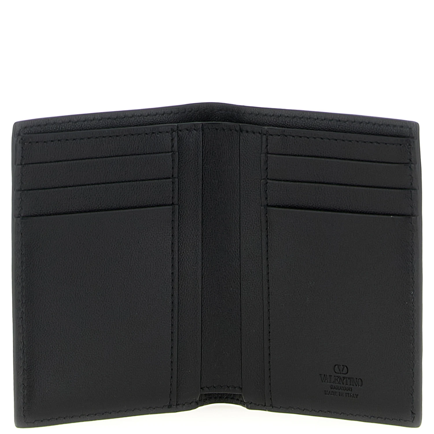 Black Ostrich Skin Cardholder
