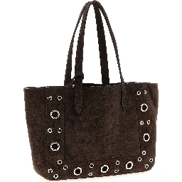 Brown Cowhide Tote Bag