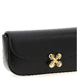 Black Calfskin Crossbody Bag