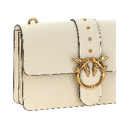 White Goatskin Crossbody Bag