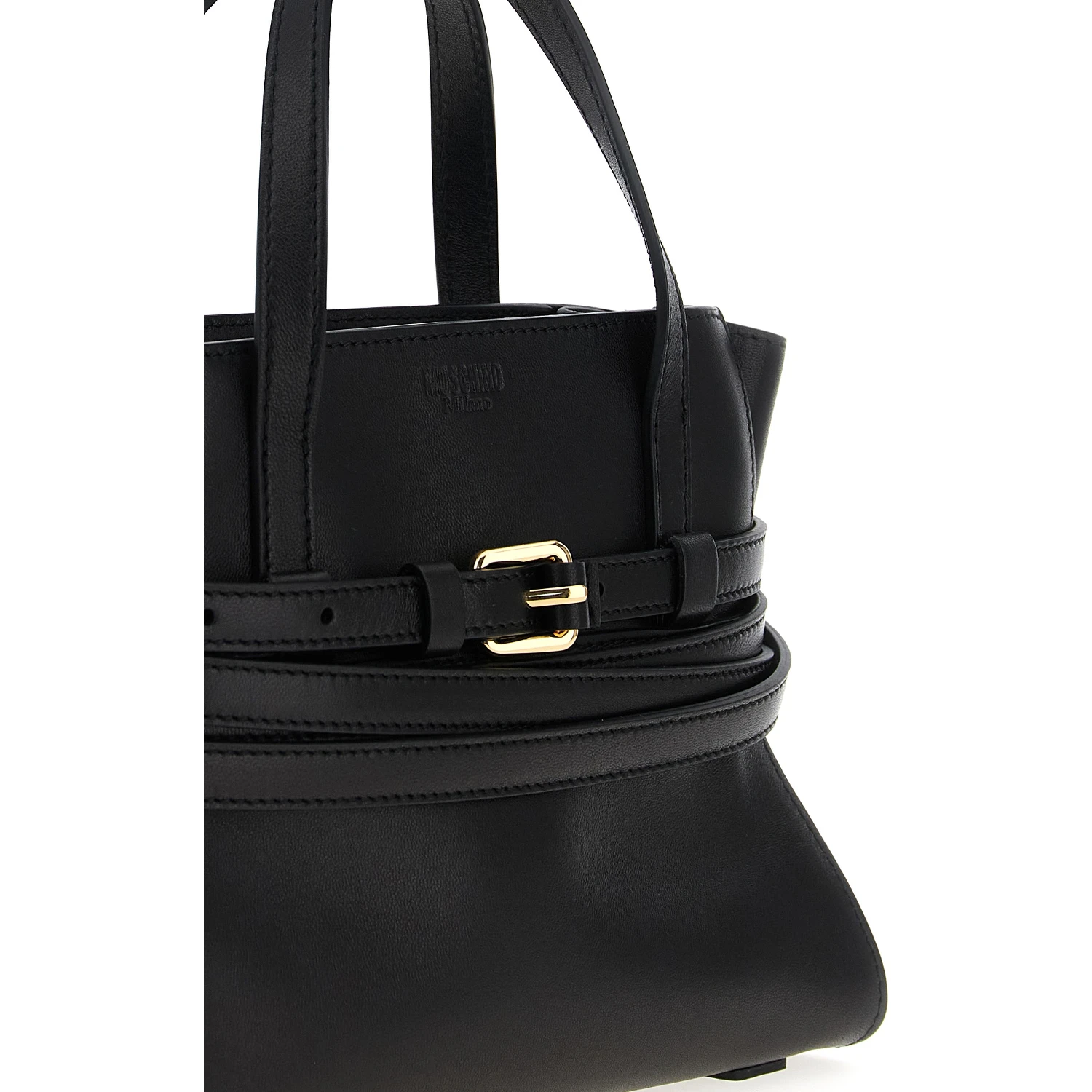 Black Polyester Handbag