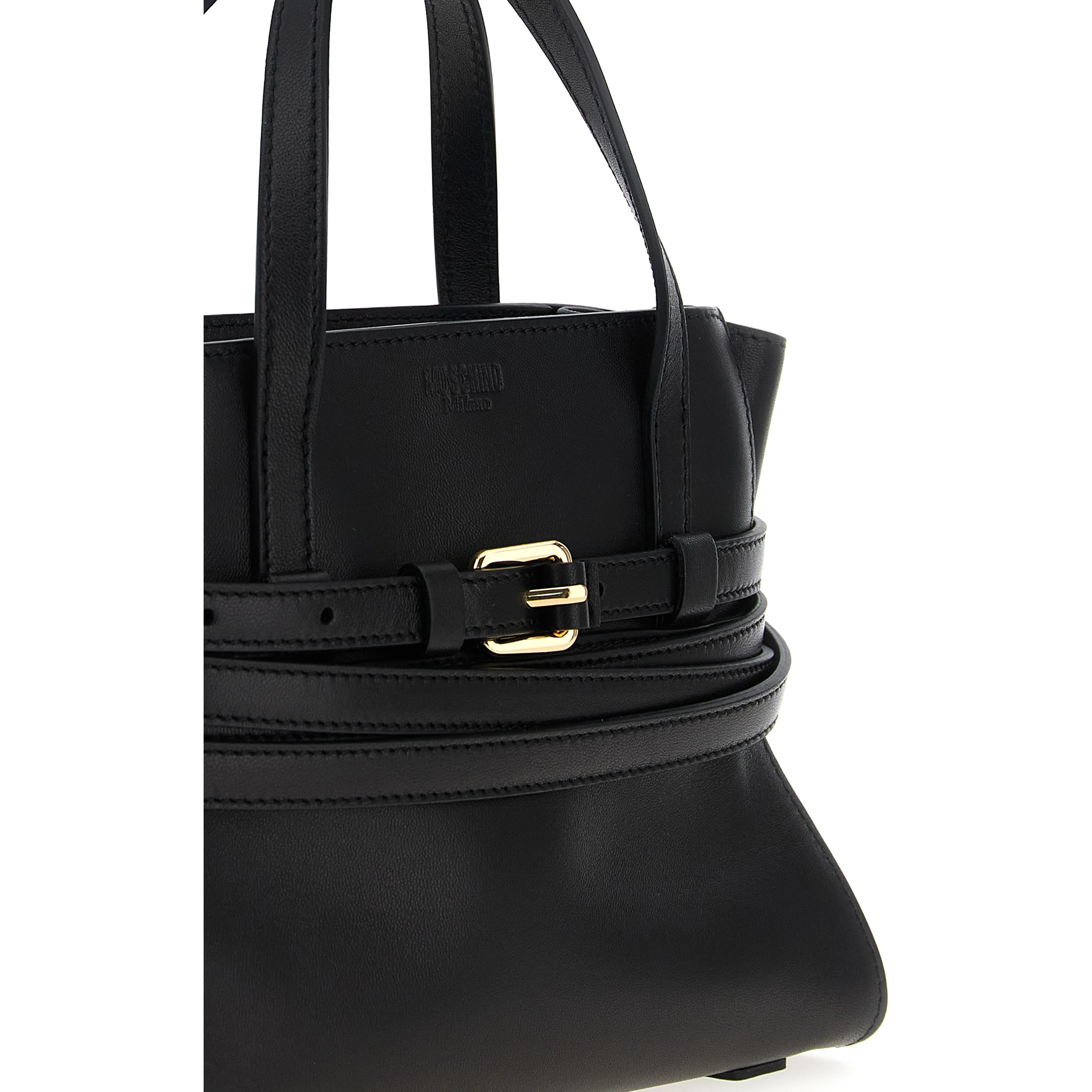 Black Polyester Handbag