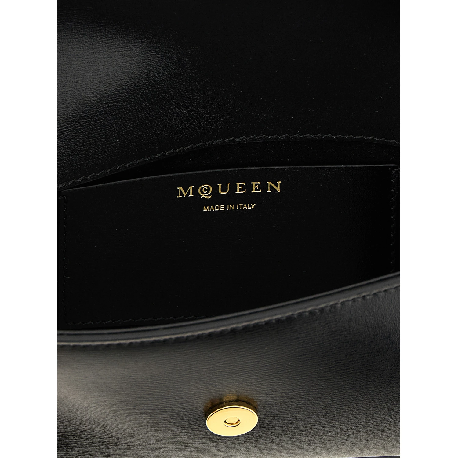Black Calfskin Crossbody Bag