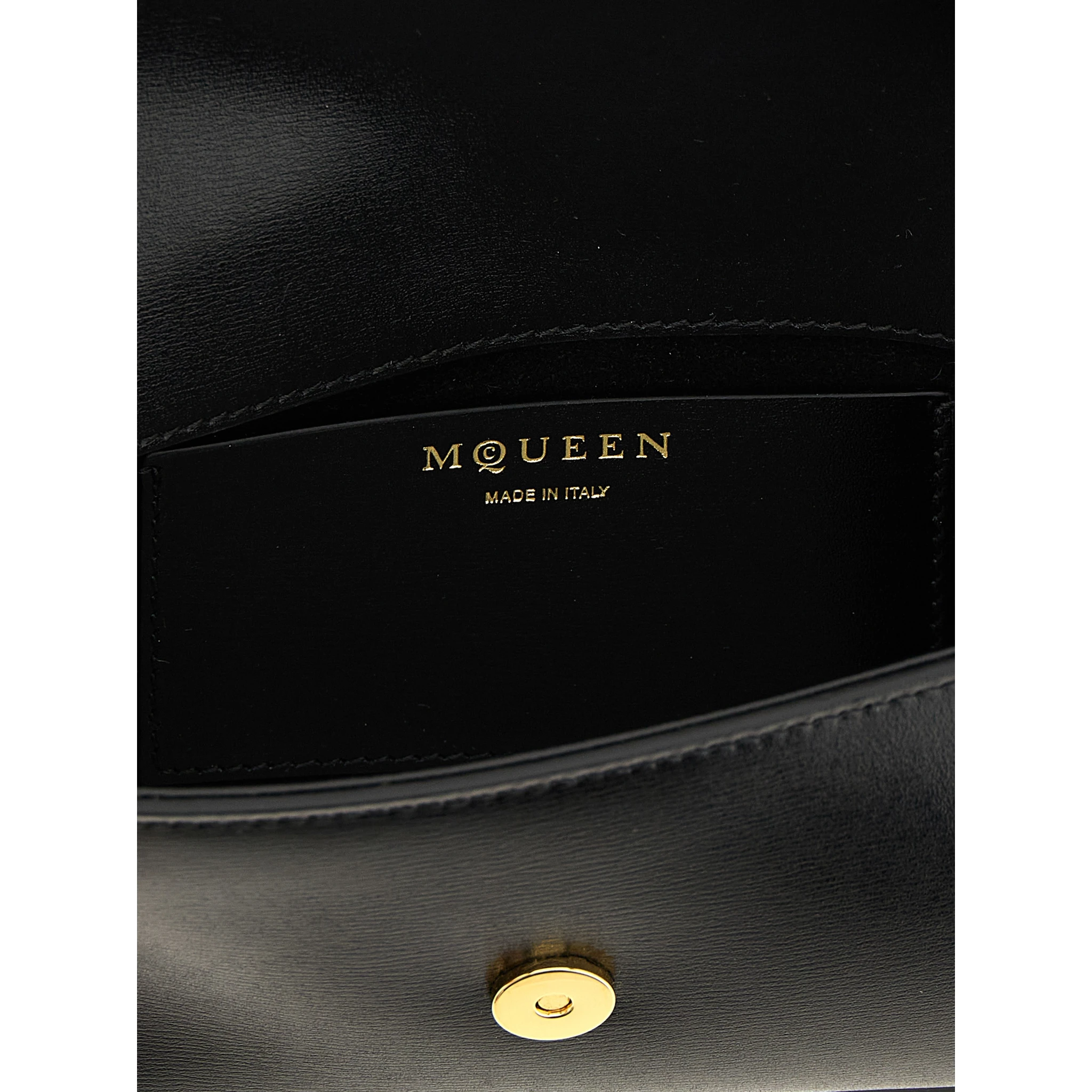 Black Calfskin Crossbody Bag