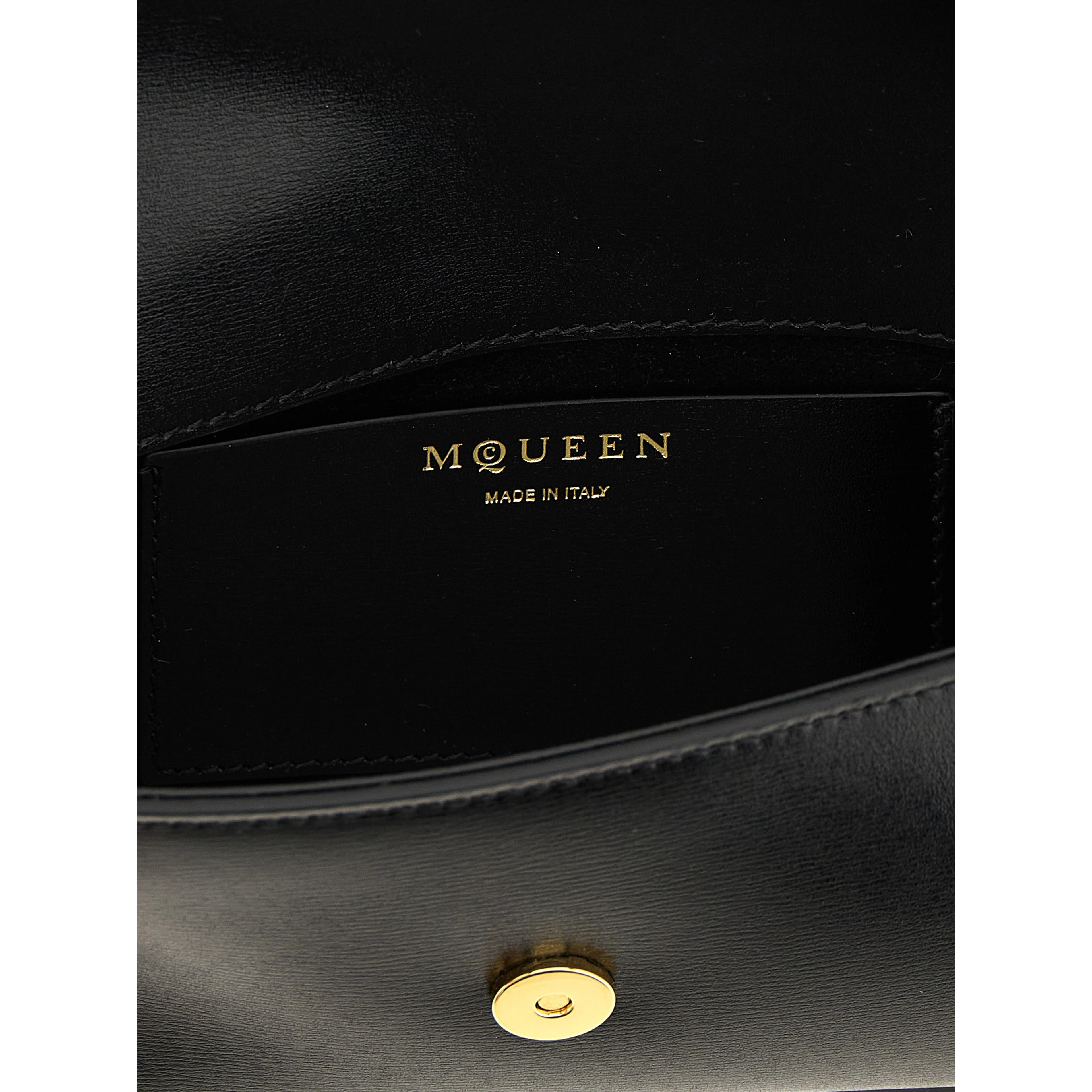 Black Calfskin Crossbody Bag