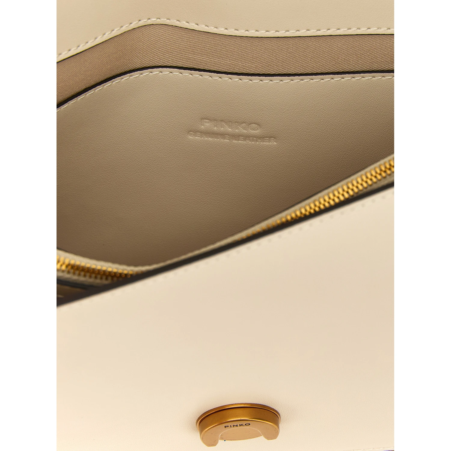 White Goatskin Crossbody Bag