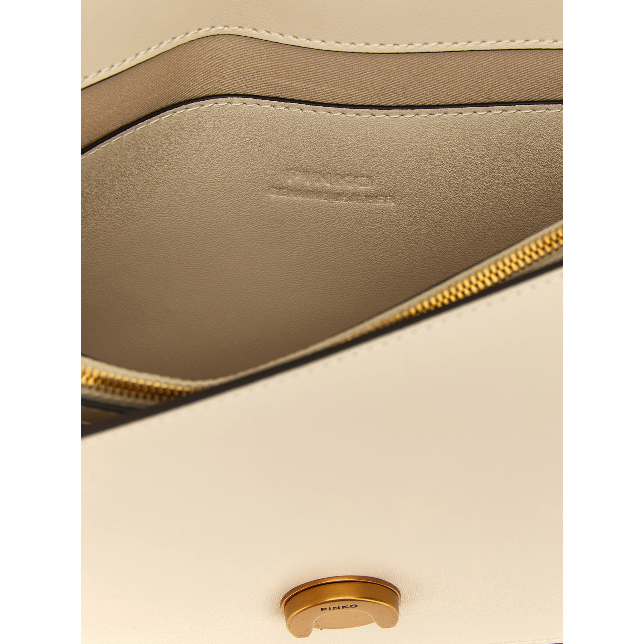 White Goatskin Crossbody Bag