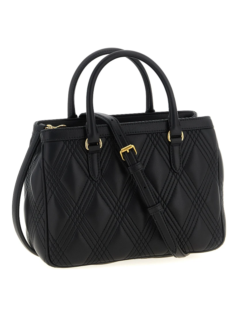 Black Lamb Leather Handbag