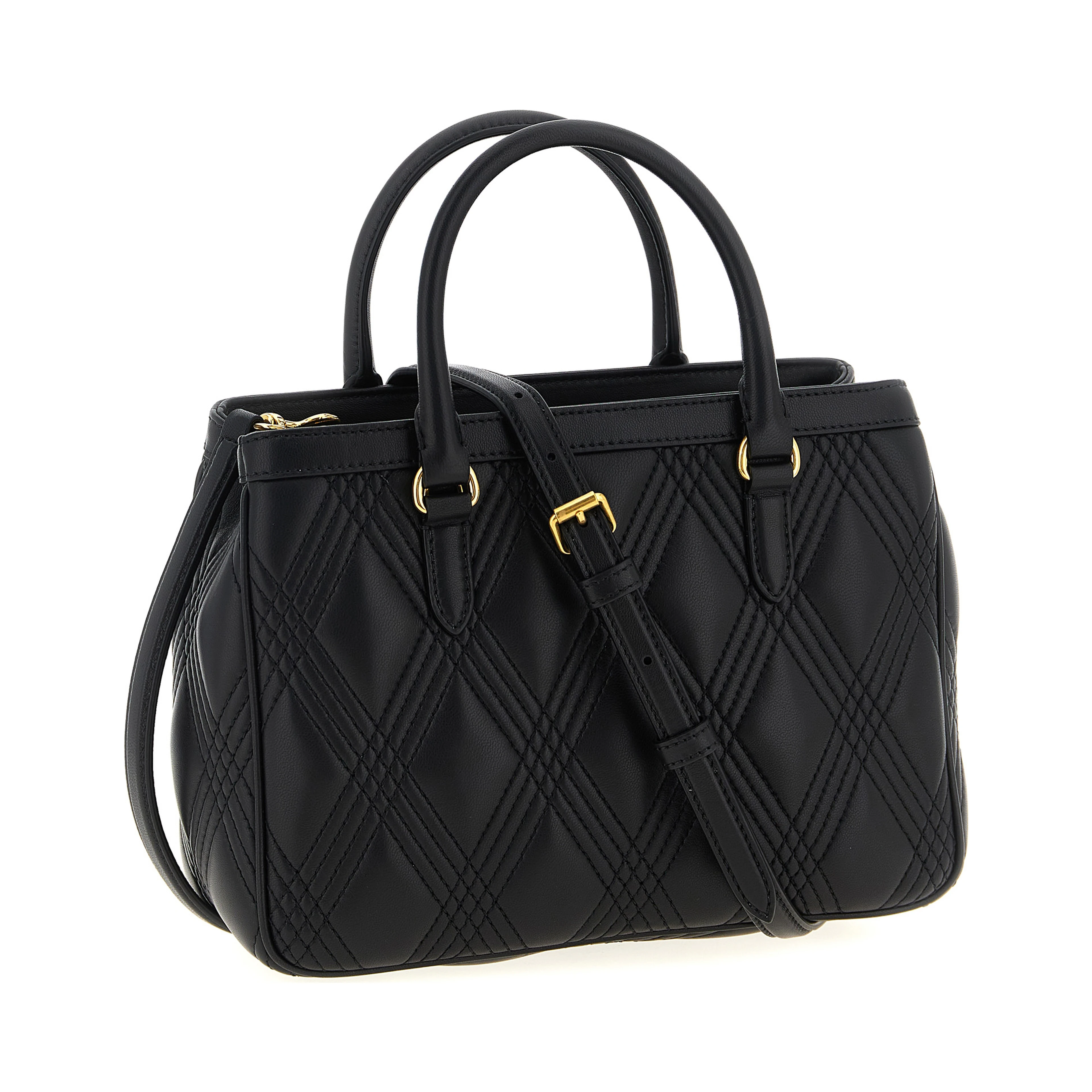 Black Lamb Leather Handbag