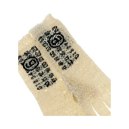Bicolor Virgin Wool Gloves