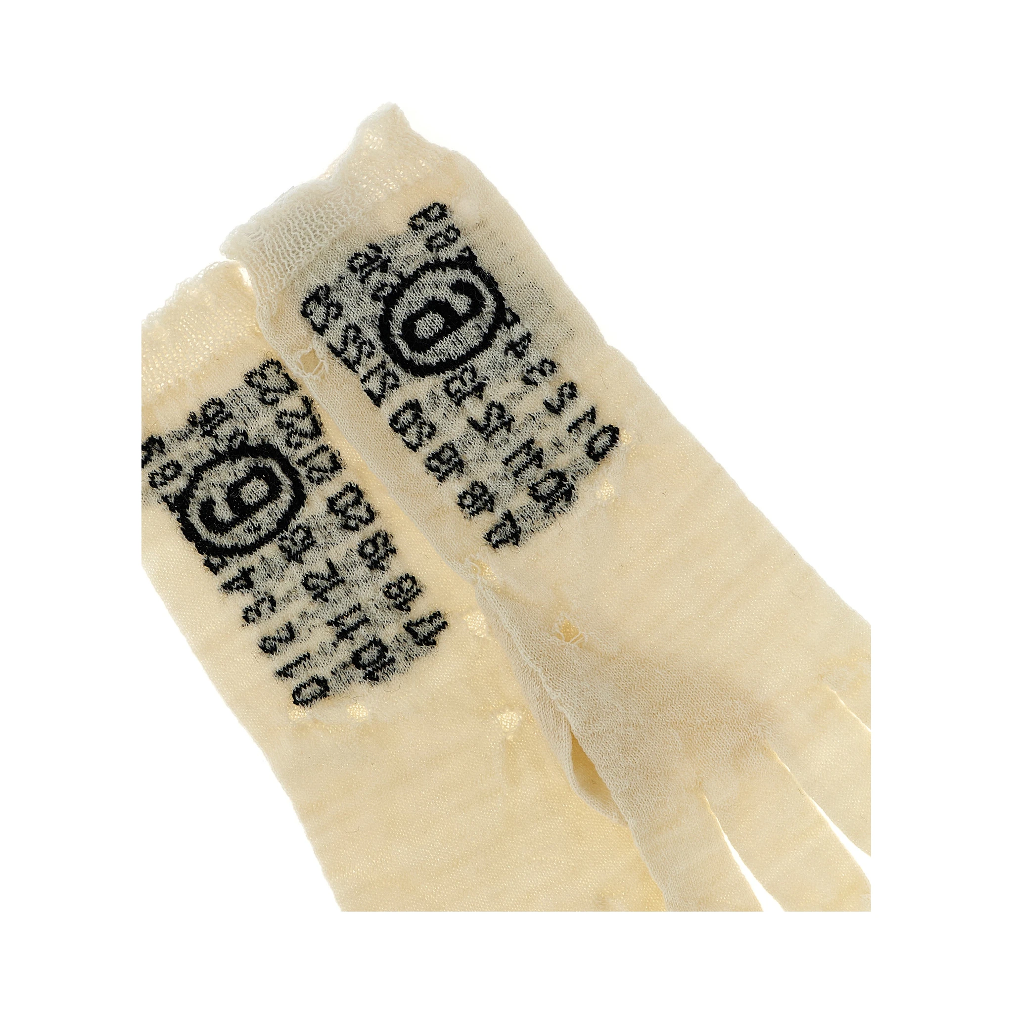 Bicolor Virgin Wool Gloves