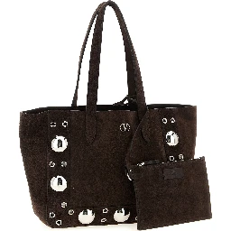 Brown Cowhide Tote Bag